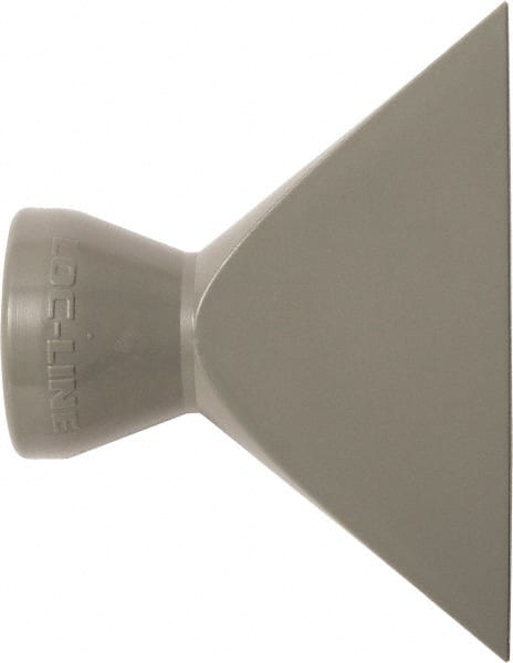 Loc-Line - 1/2" Hose Inside Diam x 2-1/2" Nozzle Diam, Coolant Hose Nozzle - Unthreaded, for Use with Loc-Line Modular Hose System, 20 Pieces - Exact Tooling