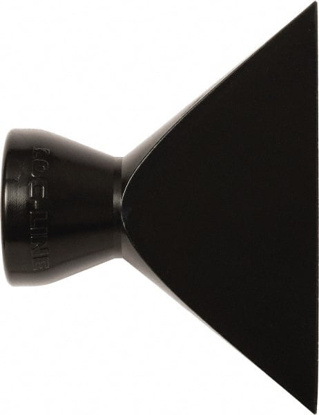 Loc-Line - 1/2" Hose Inside Diam x 2-1/2" Nozzle Diam, Coolant Hose Nozzle - Unthreaded, for Use with Loc-Line Modular Hose System, 20 Pieces - Exact Tooling