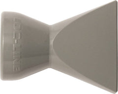 Loc-Line - 1/2" Hose Inside Diam x 1-1/4" Nozzle Diam, Coolant Hose Nozzle - Unthreaded, for Use with Loc-Line Modular Hose System, 20 Pieces - Exact Tooling