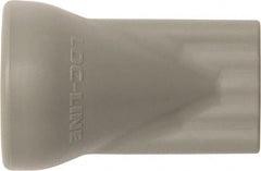 Loc-Line - 1/2" Hose Inside Diam x 1/8" Nozzle Diam, Coolant Hose Nozzle - Unthreaded, for Use with Loc-Line Modular Hose System, 20 Pieces - Exact Tooling
