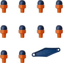 Loc-Line - 1/8" Hose Inside Diam x 5/32" Nozzle Diam, High-Pressure Coolant Hose Nozzle - NPT, for Use with Loc-Line Modular Hose System, 10 Pieces - Exact Tooling