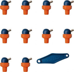 Loc-Line - 1/8" Hose Inside Diam x 1/16" Nozzle Diam, High-Pressure Coolant Hose Nozzle - NPT, for Use with Loc-Line Modular Hose System, 10 Pieces - Exact Tooling