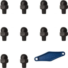 Loc-Line - 1/8" Hose Inside Diam, High-Pressure Coolant Hose Nozzle - NPT, for Use with Loc-Line Modular Hose System, 10 Pieces - Exact Tooling