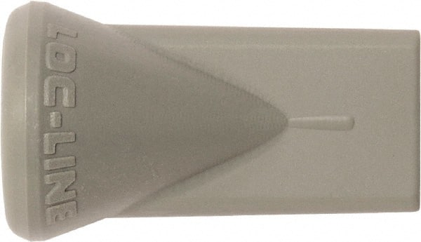 Loc-Line - 1/4" Hose Inside Diam, Coolant Hose Nozzle - Unthreaded, for Use with Loc-Line Modular Hose System, 20 Pieces - Exact Tooling