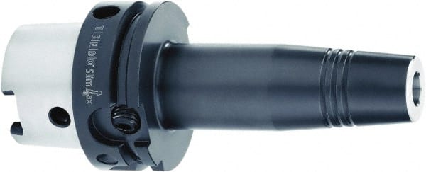 Schunk - HSK63A Taper Shank, 12mm Hole Diam, Hydraulic Tool Holder/Chuck - 24mm Nose Diam, 120mm Projection, 47.7mm Clamp Depth, 25,000 RPM, Through Coolant - Exact Tooling