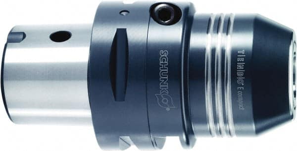 Schunk - C6 Modular Connection, 12mm Hole Diam, Hydraulic Tool Holder/Chuck - 32mm Nose Diam, 75mm Projection, 46mm Clamp Depth, 25,000 RPM, Through Coolant - Exact Tooling