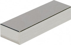 Mag-Mate - 1-1/2" Long x 1-1/2" Wide x 3/16" High, 35 Poles, Rectangular Neodymium Rare Earth Holding Magnet - 32.4 Lb Average & 64.8 Lb Max Pull Force, 180°F Max Operating Temp - Exact Tooling