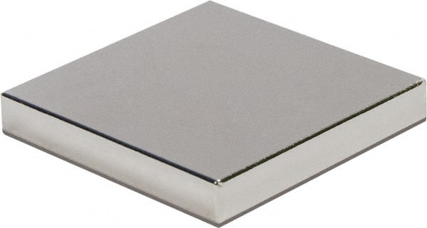 Mag-Mate - 1" Long x 1" Wide x 1/8" High, 24 Poles, Rectangular Neodymium Rare Earth Holding Magnet - 20 Lb Average & 39.8 Lb Max Pull Force, 180°F Max Operating Temp - Exact Tooling