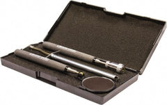 Mag-Mate - 3 Piece Mechanical Finger Retrieving Tool Kit - Contains Lighted Magnetic Pickup Tool, 4-Jaw Mechanical Finger Retriever, Round Magnifying Inspection Mirror - Exact Tooling