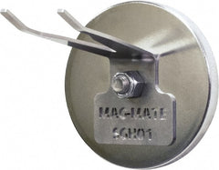 Mag-Mate - 190 Lb Max Pull Force, 1/2" Overall Height, 4-29/32" Diam, Ceramic Cup Magnet - Magnetic Spray Gun Holder Style, Chrome Plated - Exact Tooling