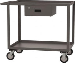 Jamco - 1,200 Lb Capacity, 36" Wide x 30" Long x 39" High Service Cart - 2 Shelf, Steel - Exact Tooling