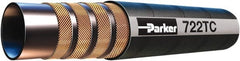 Parker - -6 Hose Size, 3/8" ID x 0.78" OD, 4,000 psi Work Pressure Hydraulic Hose - 2-1/2" Radius, Synthetic Rubber, -40°F to 257°F - Exact Tooling
