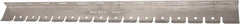 Mag-Mate - 4" Projection, 302 Stainless Steel Air Tool Holder Rack - 48" OAL - Exact Tooling