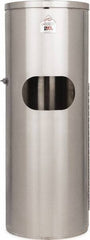2XL - Silver Stainless Steel Manual Wipe Dispenser - Exact Tooling