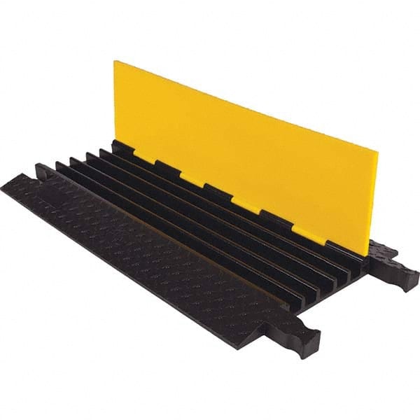 Checkers - On Floor Cable Covers Cover Material: Polyurethane Number of Channels: 5 - Exact Tooling