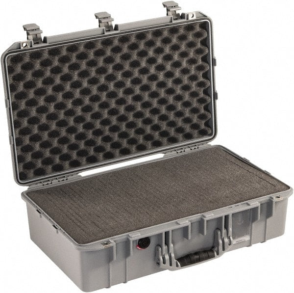 Pelican Products, Inc. - 15-15/32" Wide x 8-15/64" High, Aircase w/Foam - Silver - Exact Tooling