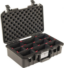 Pelican Products, Inc. - 12-31/32" Wide x 6-57/64" High, Aircase w/Divider - Black - Exact Tooling