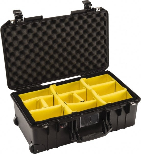 Pelican Products, Inc. - 13-31/32" Wide x 8-63/64" High, Aircase w/Divider - Black - Exact Tooling