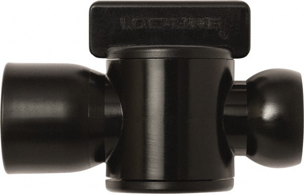 Loc-Line - 10 Piece, 1/2" ID Coolant Hose Female NPT Valve - Female to Female Connection, Acetal Copolymer Body, NPT, Use with Loc-Line Modular Hose Systems - Exact Tooling