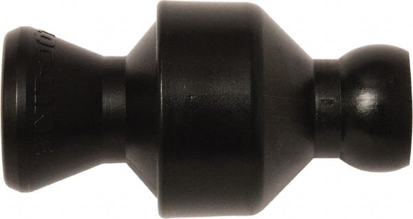 Loc-Line - 10 Piece, 1/4" ID Coolant Hose In-Line Check Valve - Female to Ball Connection, Acetal Copolymer Body, Unthreaded, Use with Loc-Line Modular Hose Systems - Exact Tooling