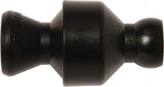 Loc-Line - 10 Piece, 1/4" ID Coolant Hose In-Line Check Valve - Female to Ball Connection, Acetal Copolymer Body, Unthreaded, Use with Loc-Line Modular Hose Systems - Exact Tooling