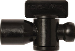 Loc-Line - 10 Piece, 1/4" ID Coolant Hose Female NPT Valve - Female to Female Connection, Acetal Copolymer Body, NPT, Use with Loc-Line Modular Hose Systems - Exact Tooling