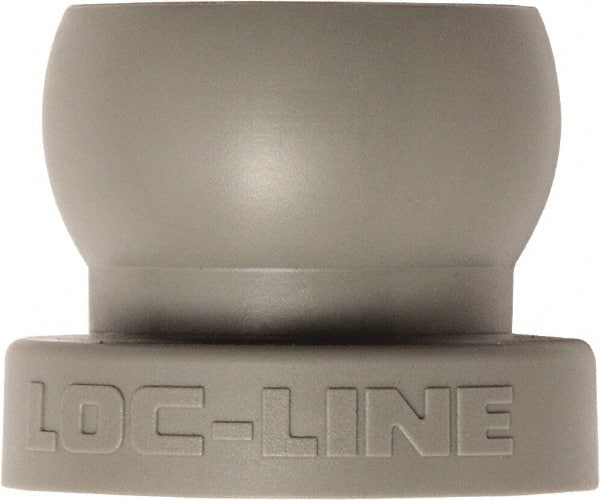 Loc-Line - 1/2" Hose Inside Diam, Coolant Hose Fixed Mount - for Use with Loc-Line Modular Hose System, 20 Pieces - Exact Tooling