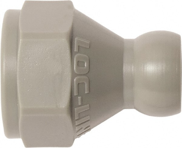 Loc-Line - 20 Piece, 1/4" Hose ID, Female to Male Coolant Hose SAE Flare Nut Adapter - 3/8" Pipe Thread, For Loc-Line Modular Hose Systems - Exact Tooling