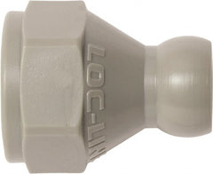 Loc-Line - 20 Piece, 1/4" Hose ID, Female to Male Coolant Hose SAE Flare Nut Adapter - 3/8" Pipe Thread, For Loc-Line Modular Hose Systems - Exact Tooling