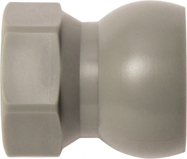 Loc-Line - 20 Piece, 1/2" Hose ID, Female to Male Coolant Hose SAE Flare Nut Adapter - 3/8" Pipe Thread, For Loc-Line Modular Hose Systems - Exact Tooling