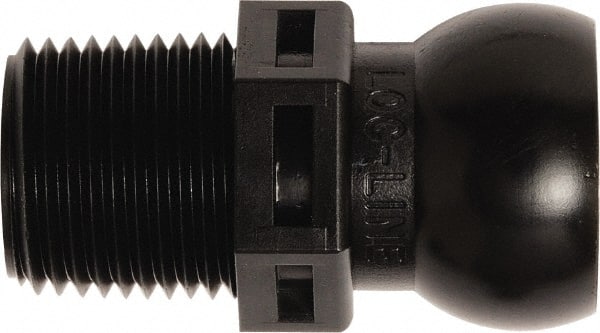 Loc-Line - 50 Piece, 3/8" Hose ID, Male to Female Coolant Hose Connector - 3/8" NPT, For Loc-Line Modular Hose Systems - Exact Tooling