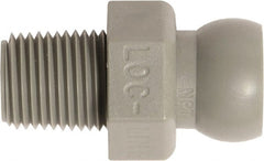 Loc-Line - 50 Piece, 1/8" Hose ID, Male to Female Coolant Hose Connector - 1/8" NPT, For Loc-Line Modular Hose Systems - Exact Tooling