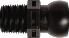 Loc-Line - 50 Piece, 3/8" Hose ID, Male to Female Coolant Hose Connector - 3/8" BSPT, For Loc-Line Modular Hose Systems - Exact Tooling