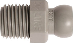 Loc-Line - 50 Piece, 1/4" Hose ID, Male to Female Coolant Hose Connector - 1/4" BSPT, For Loc-Line Modular Hose Systems - Exact Tooling