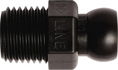 Loc-Line - 50 Piece, 1/4" Hose ID, Male to Female Coolant Hose Connector - 1/4" BSPT, For Loc-Line Modular Hose Systems - Exact Tooling