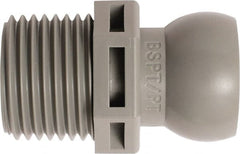 Loc-Line - 50 Piece, 1/2" Hose ID, Male to Female Coolant Hose Connector - 1/2" BSPT, For Loc-Line Modular Hose Systems - Exact Tooling