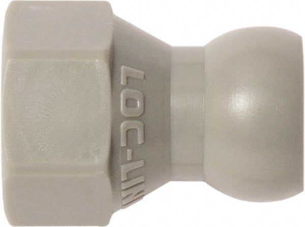 Loc-Line - 20 Piece, 1/4" Hose ID, Female to Male Coolant Hose SAE Flare Nut Adapter - 1/4" Pipe Thread, For Loc-Line Modular Hose Systems - Exact Tooling