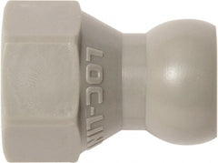 Loc-Line - 20 Piece, 1/4" Hose ID, Female to Male Coolant Hose SAE Flare Nut Adapter - 1/4" Pipe Thread, For Loc-Line Modular Hose Systems - Exact Tooling