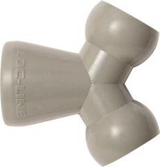 Loc-Line - 1/2" Hose Inside Diam, Coolant Hose Y-Fitting - For Use with Loc-Line Modular Hose System, 20 Pieces - Exact Tooling