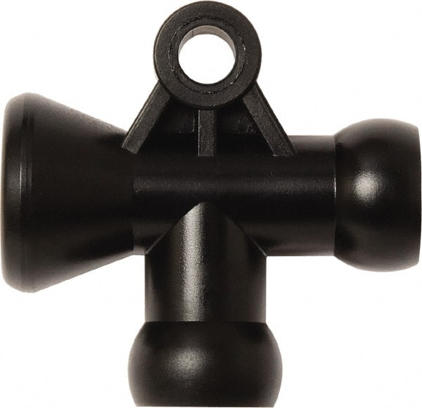 Loc-Line - 1/4" Hose Inside Diam, Coolant Hose T-Fitting - For Use with Loc-Line Modular Hose System, 20 Pieces - Exact Tooling