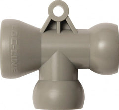 Loc-Line - 1/2" Hose Inside Diam, Coolant Hose T-Fitting - For Use with Loc-Line Modular Hose System, 20 Pieces - Exact Tooling
