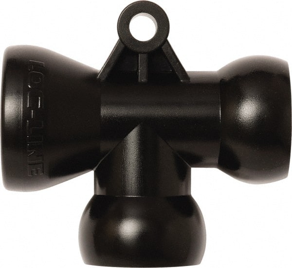 Loc-Line - 1/2" Hose Inside Diam, Coolant Hose T-Fitting - For Use with Loc-Line Modular Hose System, 20 Pieces - Exact Tooling