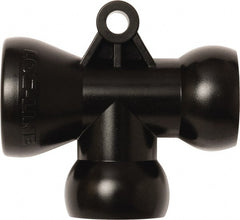 Loc-Line - 1/2" Hose Inside Diam, Coolant Hose T-Fitting - For Use with Loc-Line Modular Hose System, 20 Pieces - Exact Tooling