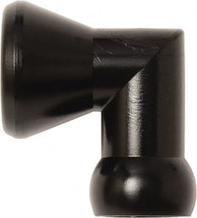 Loc-Line - 1/4" Hose Inside Diam, Coolant Hose Elbow - For Use with Loc-Line Modular Hose System, 20 Pieces - Exact Tooling