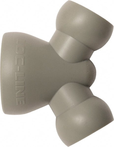 Loc-Line - 1/2" Hose Inside Diam, Coolant Hose Y-Reducer - For Use with Loc-Line Modular Hose System, 20 Pieces - Exact Tooling