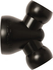 Loc-Line - 1/2" Hose Inside Diam, Coolant Hose Y-Reducer - For Use with Loc-Line Modular Hose System, 20 Pieces - Exact Tooling