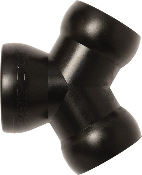 Loc-Line - 3/4" Hose Inside Diam, Coolant Hose Y-Fitting - For Use with Loc-Line Modular Hose System, 20 Pieces - Exact Tooling
