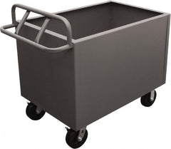 Durham - 2,000 Lb Load Capacity, Steel Box Truck - 36" Wide x 24" Long x 29-1/2" High, Gray - Exact Tooling
