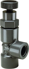 Hayward - 150 Max psi Angle Globe Pressure Reducing Valve - 1/2" Threaded Connection - Exact Tooling
