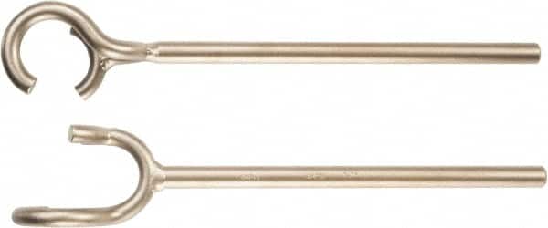 Ampco - 1 Piece Valve Wheel Wrench - 1-3/8 Inch Capacity - Exact Tooling